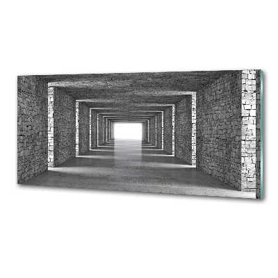 Panneau crédence cuisine Tunnel en briques