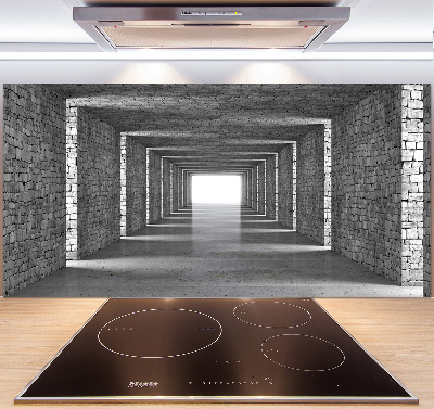 Panneau crédence cuisine Tunnel en briques