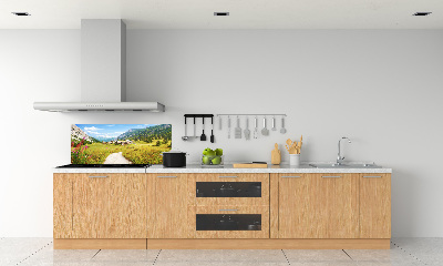 Panneau crédence cuisine Pâturage dans les Alpes
