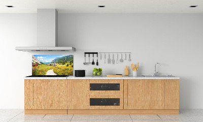 Panneau crédence cuisine Pâturage dans les Alpes