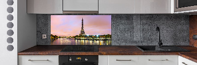 Verre pour crédence Tour Eiffel