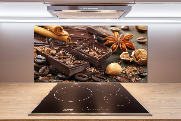 Crédence en verre cuisine Chocolat