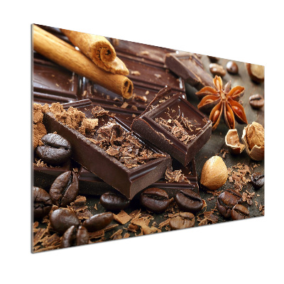 Crédence en verre cuisine Chocolat