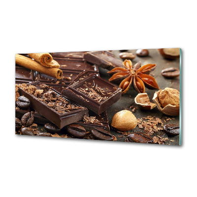 Crédence en verre cuisine Chocolat