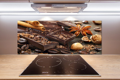 Crédence en verre cuisine Chocolat