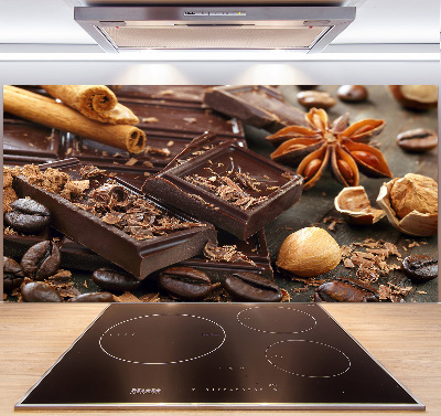Crédence en verre cuisine Chocolat