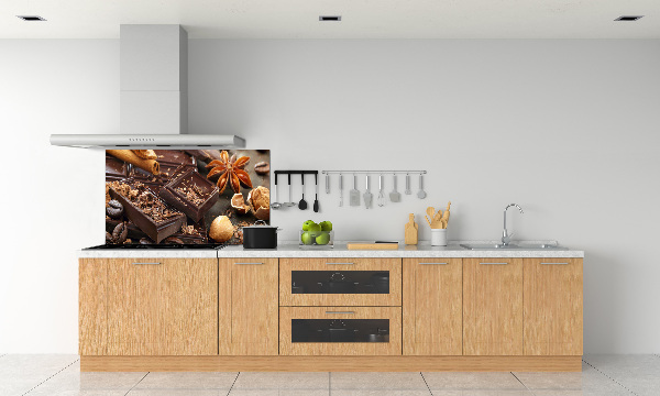Crédence en verre cuisine Chocolat