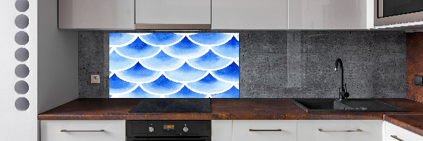 Panneau pour cuisine Écailles de poisson