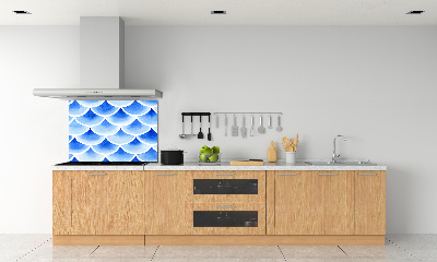 Panneau pour cuisine Écailles de poisson