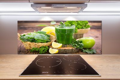 Panneau crédence cuisine Cocktail vert