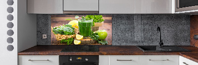 Panneau crédence cuisine Cocktail vert