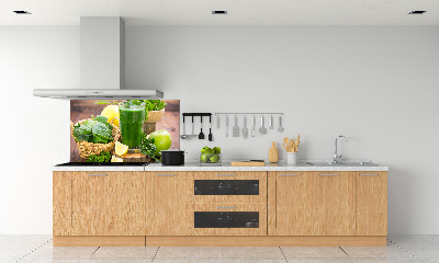 Panneau crédence cuisine Cocktail vert