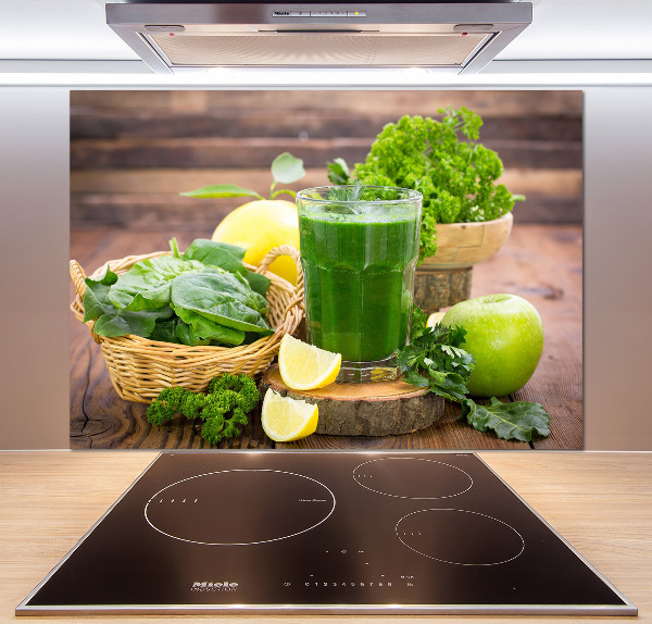 Panneau crédence cuisine Cocktail vert