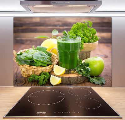 Panneau crédence cuisine Cocktail vert