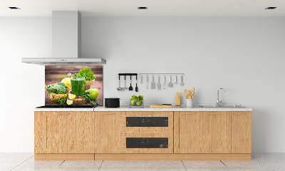 Panneau crédence cuisine Cocktail vert
