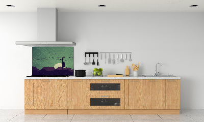 Crédence cuisine en verre Oiseaux de la ville