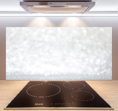 Crédence en verre cuisine Lumières de Noël