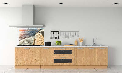 Crédence en verre avec motif Voilier en mer