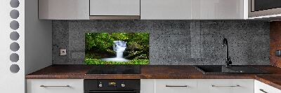 Verre pour crédence Chute d'eau dans la forêt