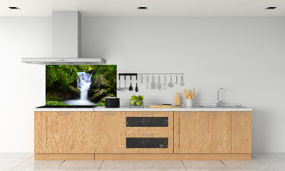 Verre pour crédence Chute d'eau dans la forêt