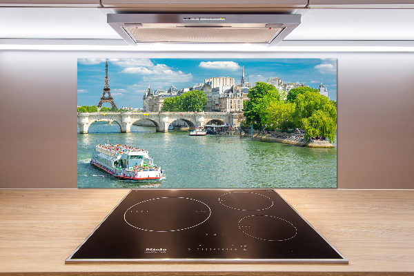 Crédence cuisine en verre trempé Seine Paris