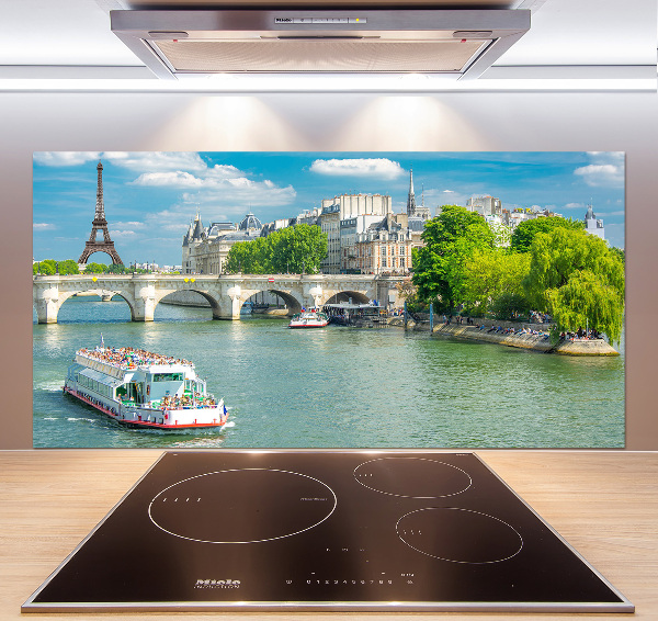 Crédence cuisine en verre trempé Seine Paris