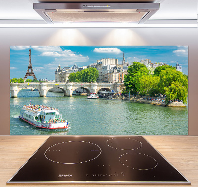 Crédence cuisine en verre trempé Seine Paris