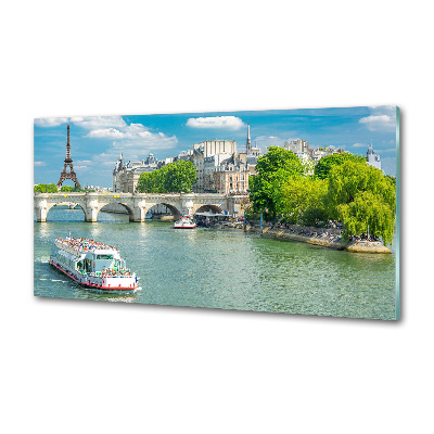 Crédence cuisine en verre trempé Seine Paris