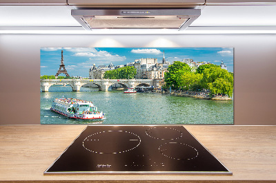 Crédence cuisine en verre trempé Seine Paris