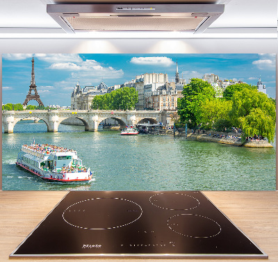 Crédence cuisine en verre trempé Seine Paris