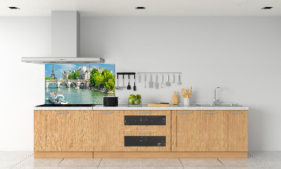 Crédence cuisine en verre trempé Seine Paris