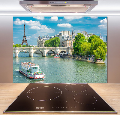 Crédence cuisine en verre trempé Seine Paris