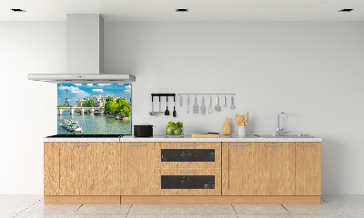 Crédence cuisine en verre trempé Seine Paris
