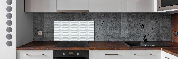 Crédence en verre trempé Fond géométrique