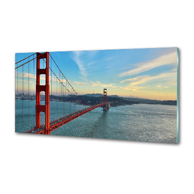 Verre pour crédence Pont de San Francisco