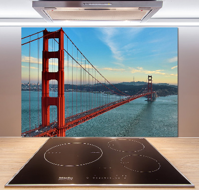 Verre pour crédence Pont de San Francisco