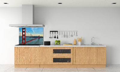 Verre pour crédence Pont de San Francisco
