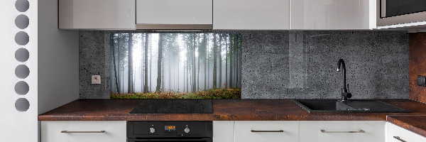 Panneau pour cuisine Brume dans la forêt