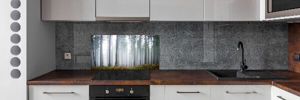 Panneau pour cuisine Brume dans la forêt