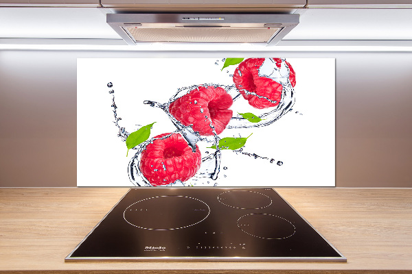 Panneau pour cuisine Framboise et eau