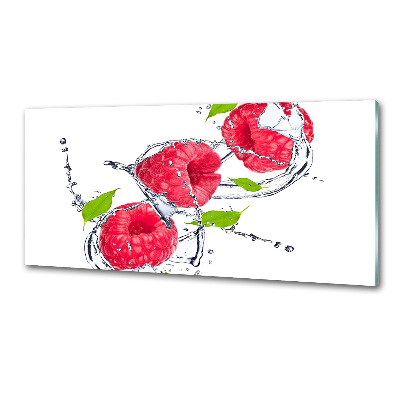 Panneau pour cuisine Framboise et eau