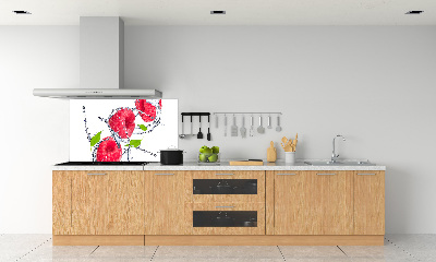Panneau pour cuisine Framboise et eau