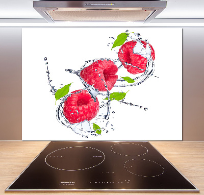 Panneau pour cuisine Framboise et eau