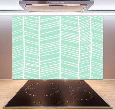 Crédence en verre Motif à chevrons