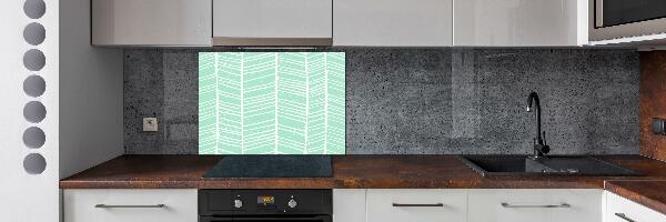 Crédence en verre Motif à chevrons