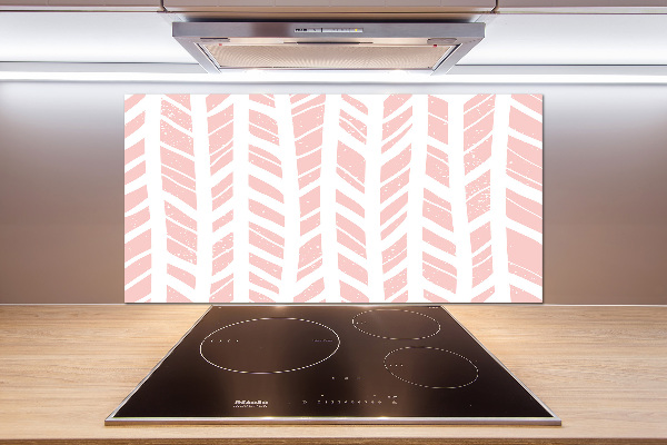 Verre pour crédence Motif à chevrons