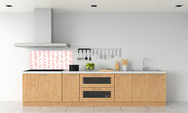 Verre pour crédence Motif à chevrons