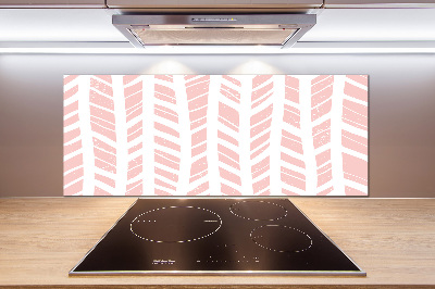 Verre pour crédence Motif à chevrons