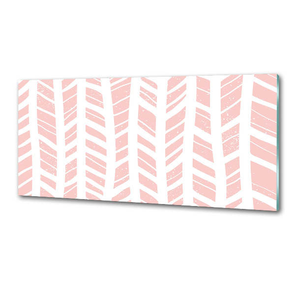 Verre pour crédence Motif à chevrons