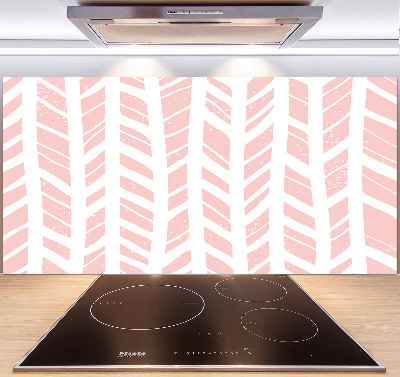 Verre pour crédence Motif à chevrons